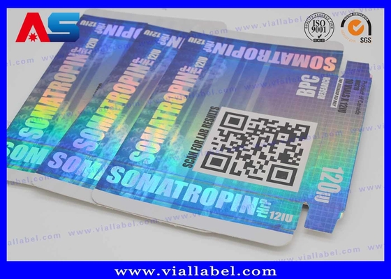 Somatropin Bodybuilding Hcg Ταμπλέτες Προσαρμοσμένο κουτί χάπια / κουτί φαρμάκων Κουτί χαρτιού Χρυσό φύλλο