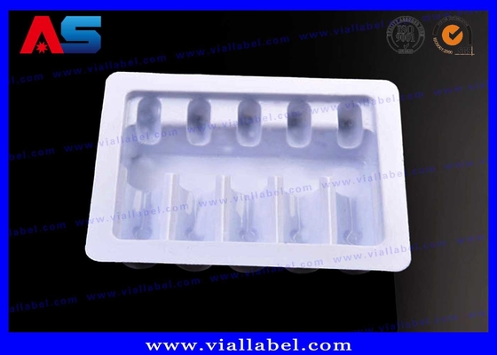 Στην πώληση! Διαφανής 10 φιαλιδίων 2ml δίσκος φουσκαλών της PET πλαστικός που συσκευάζει την ελεύθερη ναυτιλία