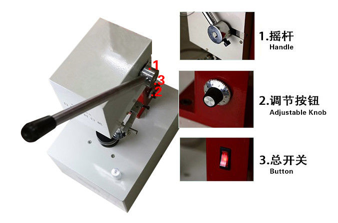Flip Off Αλουμινίου Tops 20mm φιαλίδιο Crimper Crimping εργαλείο 380v / 220v φιαλίδιο μηχανή crimping