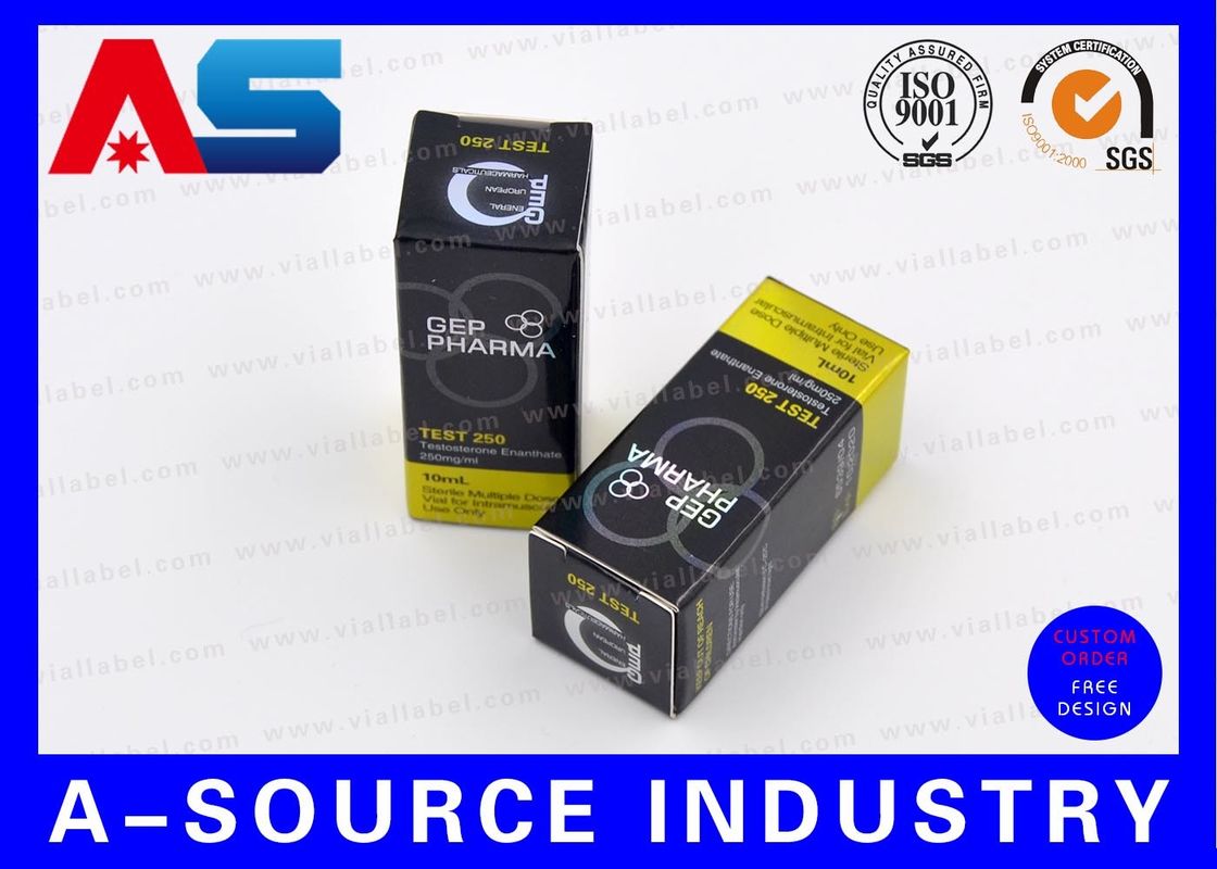 GEP Box Laser 10ml Φιαλίδια Box Επαγγελματικά χρώματα Pantone μικρά κιβώτια αποστολής box bodybuilding συσκευασία box