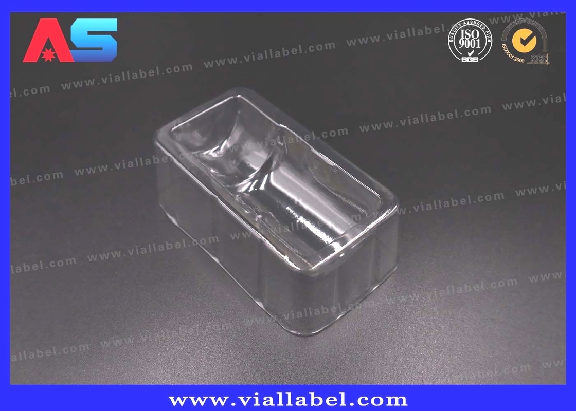 10 ml Φιαλίδιο Φιαλίδιο Συσκευή Διαυγές πλαστικό Φαρμακευτικό δίσκο για εμβόλιο, Φιαλίδιο για ένεση Συσκευή με φουσκάλες