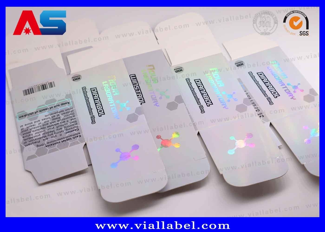Πρωταθλήματα 10ml φιαλίδιο κουτί με ολογραφικά χαρακτηριστικά ασφαλείας Ασφαλής φαρμακευτική συσκευασία ∙ ISO 9001 & FSC πιστοποιημένο, 12+ χρόνια παγκόσμια εμπειρία εξαγωγής