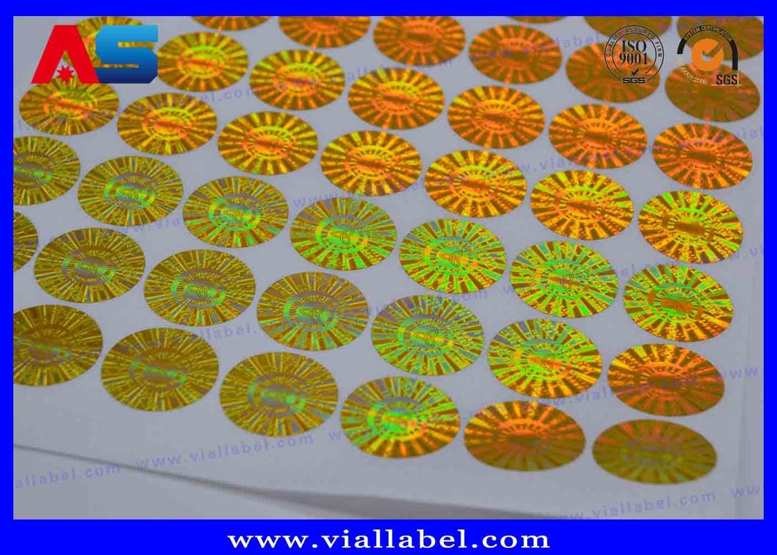Ετικέτες για το VOID Round Pharma Holographic Adhesive Ετικέτες για την καταπολέμηση ψεύτικων τρισδιάστατων ολογράφων