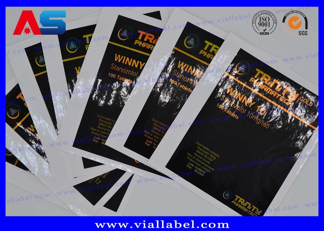 Ετικέτα αυτοκόλλητου φιαλιδίου / σακούλας με συνταγή λέιζερ ολογράμματος CMYK για φιάλη / σακούλα
