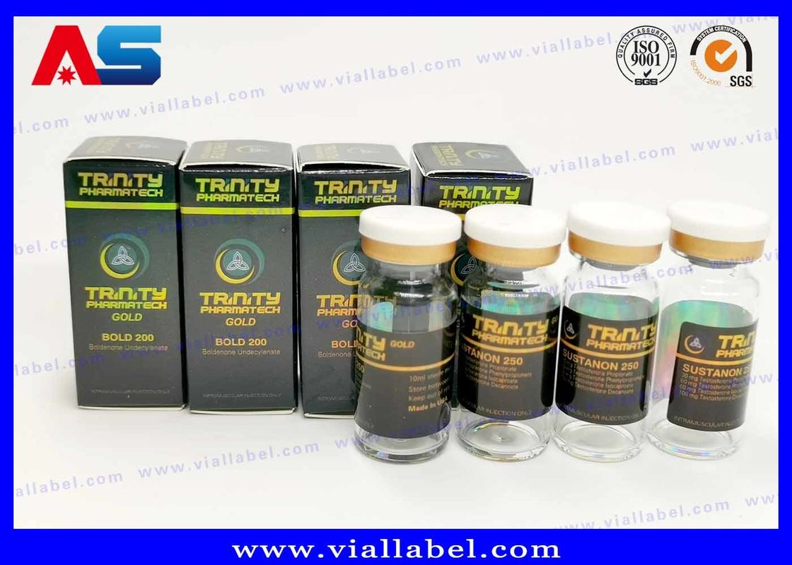 Ετικέτες φιαλιδίων συνήθειας εκτύπωσης 10ml CMYK για τα μπουκάλια ιατρικής γυαλιού