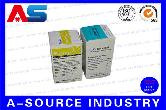 Προσαρμοσμένη ολογραφική κανονική CMYK εκτύπωση κιβωτίων φιαλιδίων 10ml/αποθήκευσης κιβωτίων