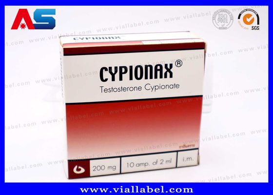 Προσαρμοσμένα κουτιά φιαλιδίων 10 ml με πλαστικά δίσκια από 10 μπουκάλια