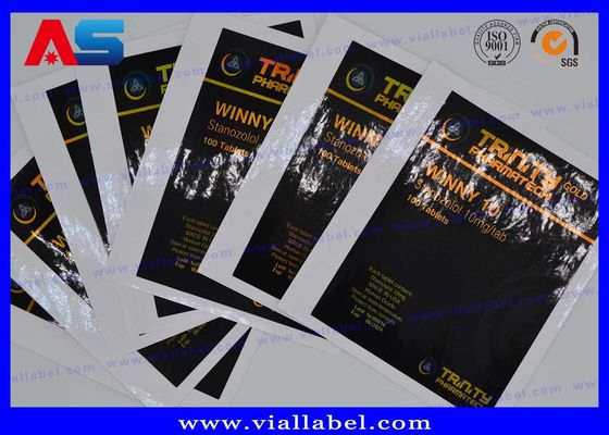 Ετικέτα αυτοκόλλητου φιαλιδίου / σακούλας με συνταγή λέιζερ ολογράμματος CMYK για φιάλη / σακούλα