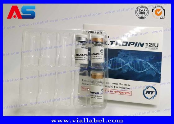 Συνήθειας φαρμακευτικά HCG Hcg φιαλιδίων συσκευάζοντας κιβώτια ιατρικής κιβωτίων εγγράφου συσκευάζοντας